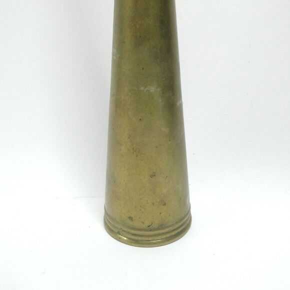 Brass Fire Hose Nozzle Vintage 13" Tall Conical Horn Shaped - Picture 2 of 10